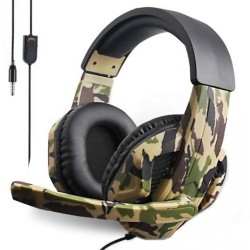 Audifonos Gamer Camuflaje