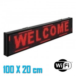 Letrero Rojo Led (100x20Cm)...