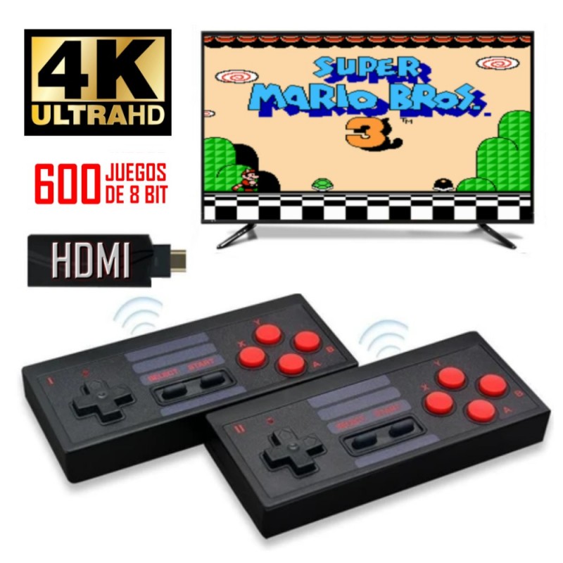 Consola Hdmi Nes 8 bit Dongle